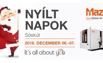MAZAK OPENHOUSE meghivo 2018