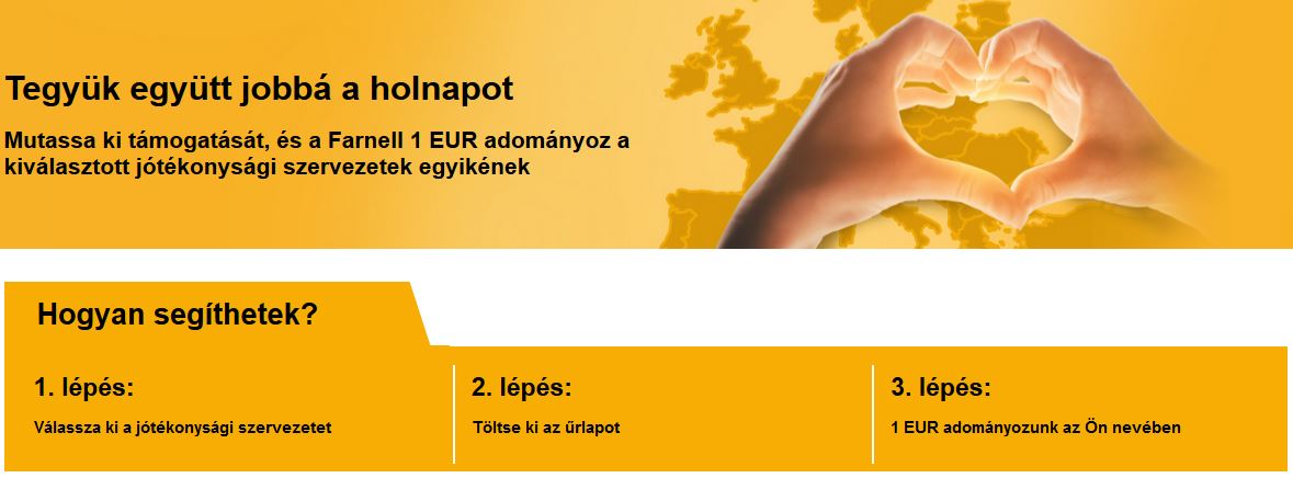 Farnell adományozás