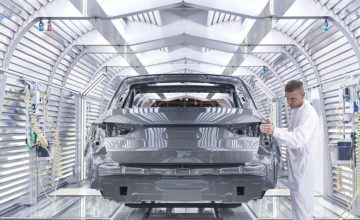 Audi Hungaria lakkozó üzem