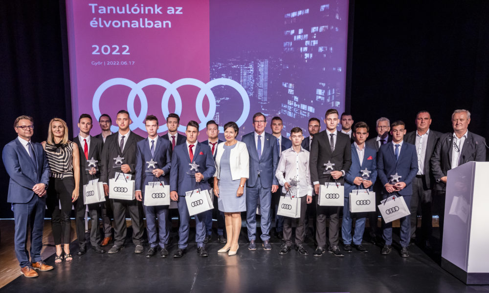 Audi Hungaria: Díjazták a duális szakképzés legjobbjait