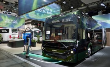 Scania új akkumulátoros elektromos busz