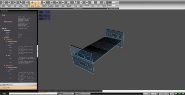PeddiBot HMI a feldolgozott szkennelési adatok és az ideális munkadarab-profil összevetésével